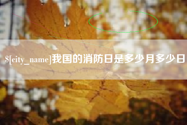 陵水我国的消防日是多少月多少日