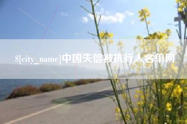 陵水中国失信被执行人名单网
