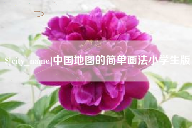 陵水中国地图的简单画法小学生版