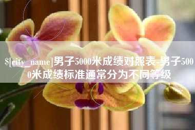 陵水男子5000米成绩对照表-男子5000米成绩标准通常分为不同等级