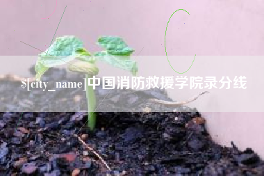 陵水中国消防救援学院录分线