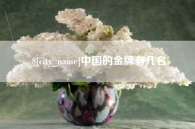 陵水中国的金牌有几名