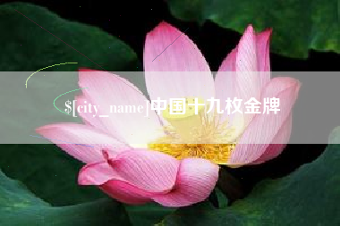 陵水中国十九枚金牌