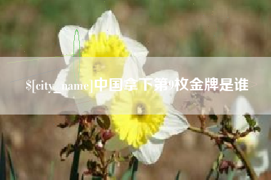 陵水中国拿下第9枚金牌是谁