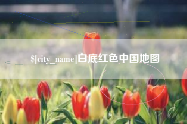 陵水白底红色中国地图