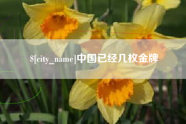 陵水中国已经几枚金牌