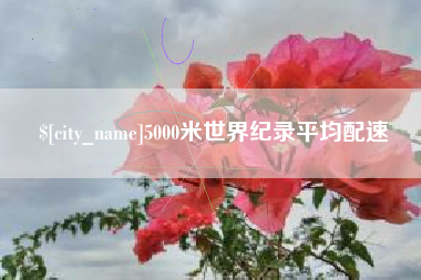 陵水5000米世界纪录平均配速
