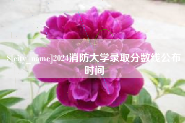 陵水2024消防大学录取分数线公布时间