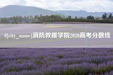 陵水消防救援学院2020高考分数线