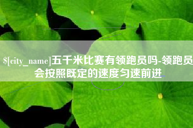 陵水五千米比赛有领跑员吗-领跑员会按照既定的速度匀速前进