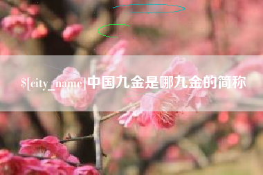 陵水中国九金是哪九金的简称