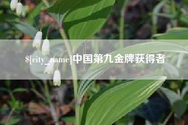 陵水中国第九金牌获得者