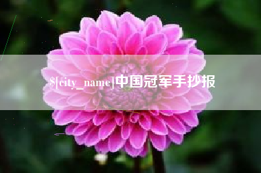 陵水中国冠军手抄报