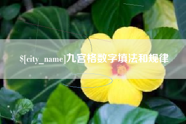 陵水九宫格数字填法和规律
