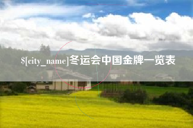 陵水冬运会中国金牌一览表