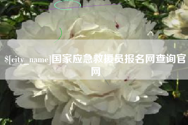 陵水国家应急救援员报名网查询官网