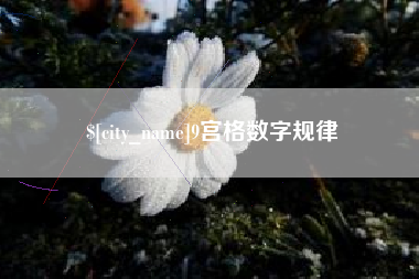 陵水9宫格数字规律