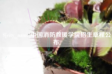 陵水中国消防救援学院招生章程公布!