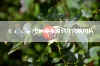 陵水奥运夺金时刻九宫格图片